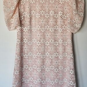 Tommy Hilfiger Blush Floral Lace Dress